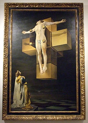 Crucifixion by Dali in the Metropolitan Museum of Art, March 2008