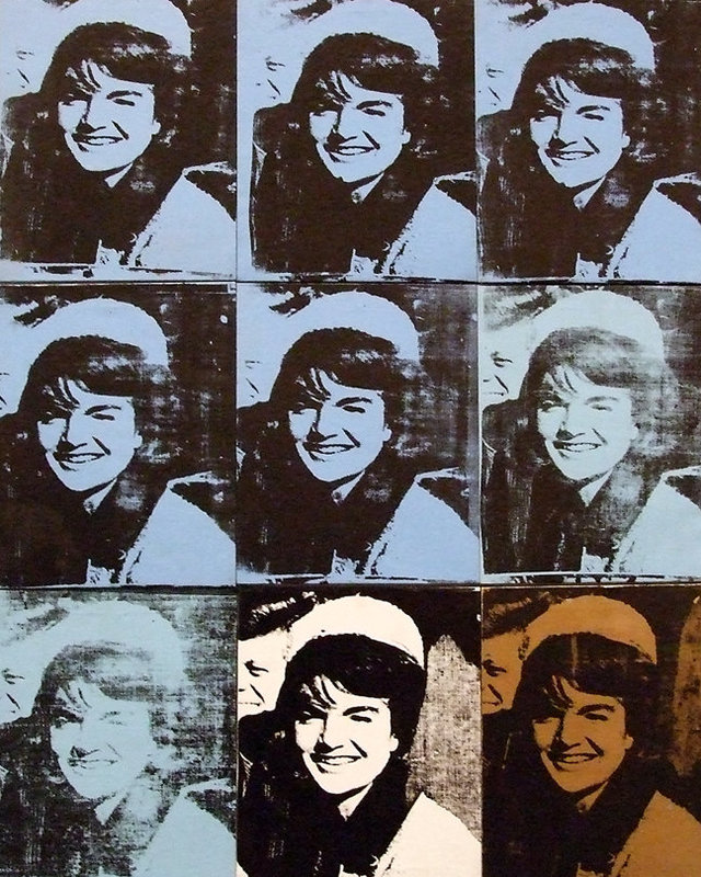 Nine Jackies by Andy Warhol in the Metropolitan Museum of Art, March 2008