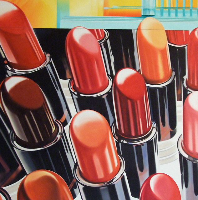 Detail of House of Fire by Rosenquist in the Metropolitan Museum of Art, May 2009