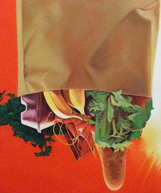 Detail of House of Fire by Rosenquist in the Metropolitan Museum of Art, May 2009