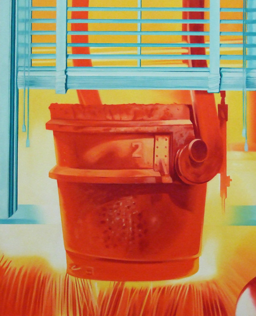 Detail of House of Fire by Rosenquist in the Metropolitan Museum of Art, May 2009