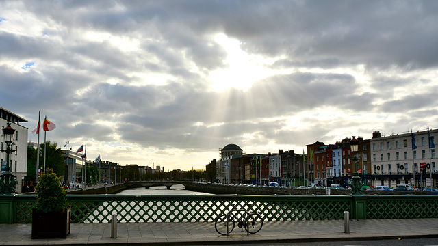 Cropped River Liffey