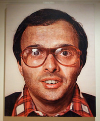 Mark by Chuck Close in the Metropolitan Museum of Art, March 2008