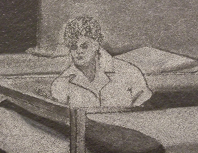 Detail of Men's Dormitory by Artschwager in the Metropolitan Museum of Art, March 2011