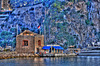 MONACO: Entrée du port de Fontvieille. (HDR).