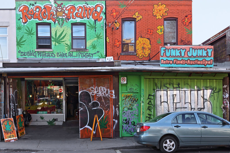 Roach-O-Rama – Augusta Avenue at Baldwin Street, Toronto, Ontario