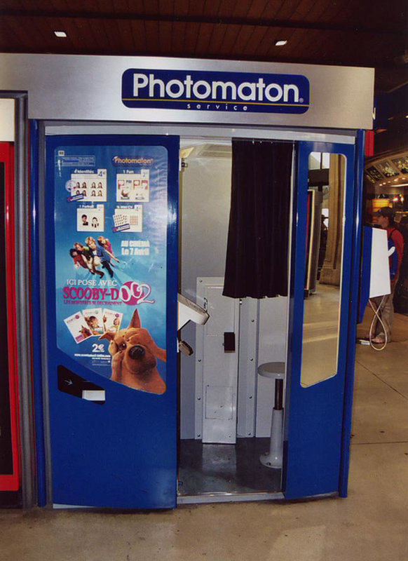 Photomaton in the Gare Du Nord in Paris, March 2004