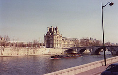 View of the Louvre from the Seine, March 2004