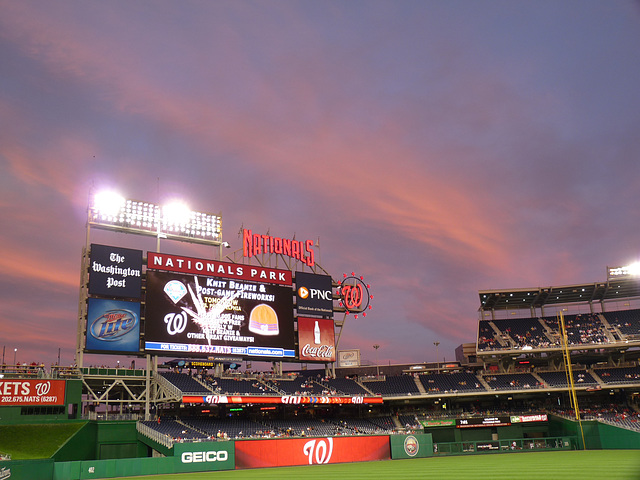 skies over DC