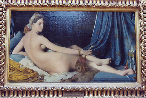 La Grande Odalisque by Ingres in the Louvre, March 2004