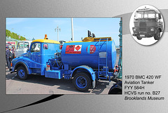 B27 1970 BMC 420 WF tanker Brooklands Museum