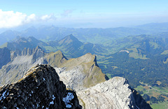 Panorama au sommet du Säntis (2500 m. alt)