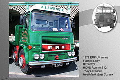 S12 1972 ERF LV series Flatbed RTS 626L Brighton 5 5 2013