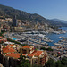 MONACO: Le port vu depuis le palais.