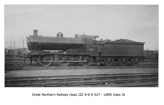 GNR cl J22 0 6 0 527 LNER cl J6 LPC