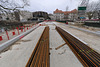 BESANCON: Travaux du tram: Le pont St Pierre 02.