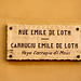 MONACO: Plaque de rue.