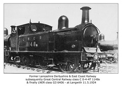 LD&ECR GCR cl C 1148B LNER cl G3 Langwith 11 5 24 WHW