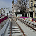 BESANCON: Avenue Carnot: Travaux du tram 201.03.14. - 02