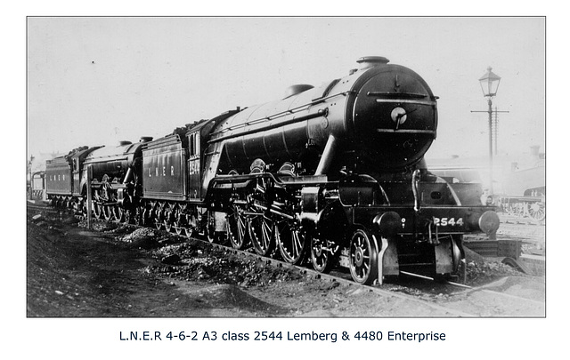 ipernity: LNER A3 4 6 2 2544 Lemberg & 4480 Enterprise 25 8 28 ...