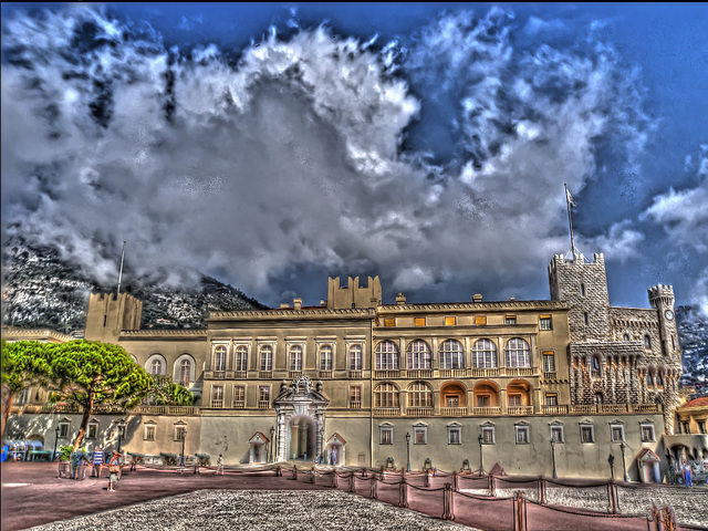 MONACO: Le Palais Princier.