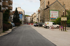 BESANCON: Travaux du tram: Avenue Fontaine Argent .06