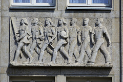 Leipzig 2013 – Parade with flag