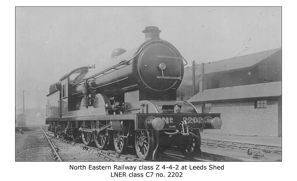 NER class Z 4 4 2 LNER cl C7 2202