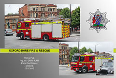 Oxfordshire FRS OU10 AAO Oxford 17 8 2012