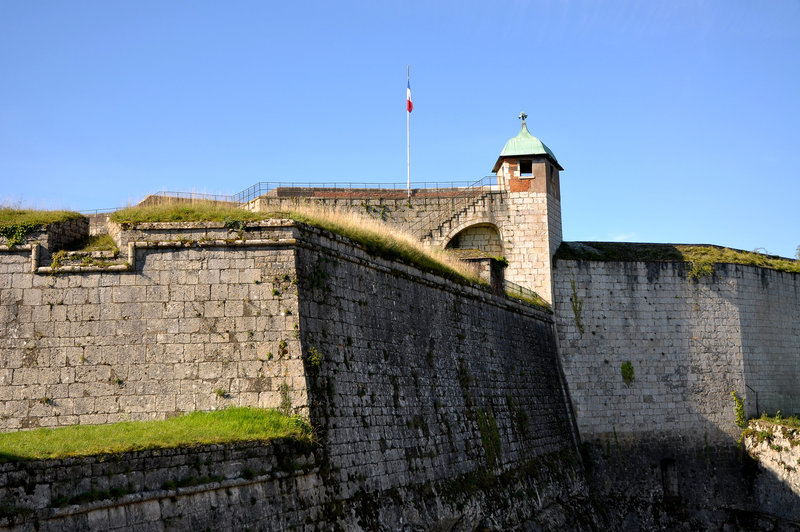 BESANCON: La citadelle: la tour de la reine.