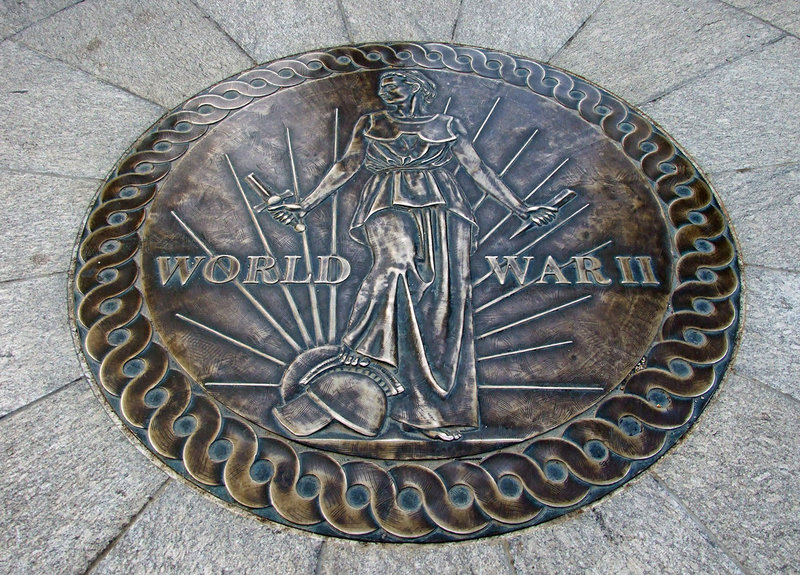 The Roundel on the WWII Memorial, September 2009