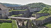 BESANCON: La Citadelle: La tour de la reine depuis la tour du Roi.