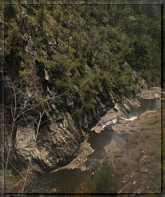 Cedar Creek Falls - View from the top