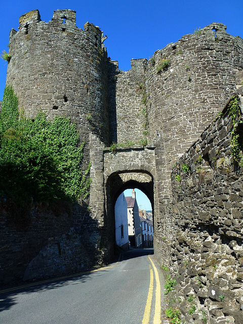 town walls, conway, gwynedd