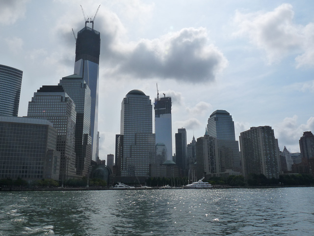 on the ferry