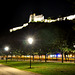 BESANCON:La Citadelle depuis Rivotte.