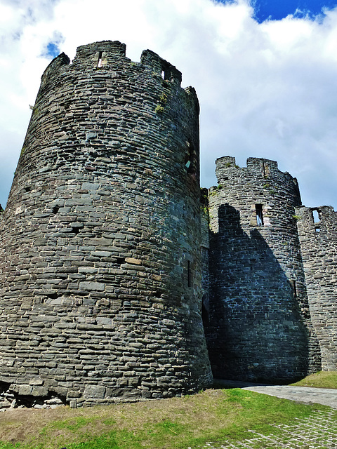 town walls, conway, gwynedd