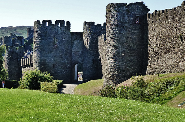 town walls, conway, gwynedd