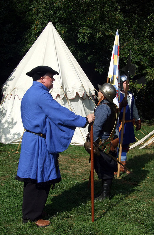 Lord Scrope of Bolton's Retinue at the Fort Tryon Park Medieval Festival, Sept. 2007