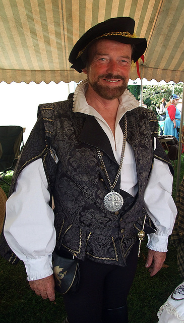 Lord Llewellan at the Fort Tryon Park Medieval Festival, Sept. 2007