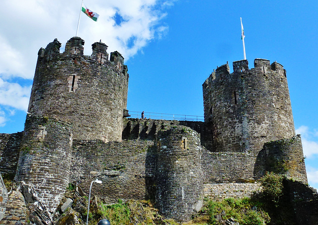 conway castle, gwynedd