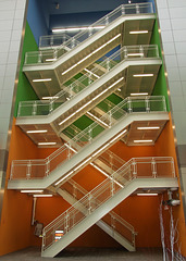 Stairwell in Rego Center, January 2011