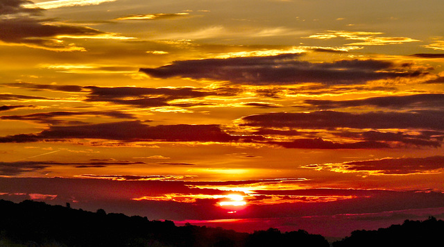 BELFORT: 20 mai 2011: Levé du du soleil.