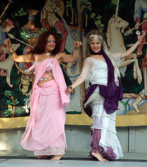 Belly Dancing at the Fort Tryon Park Medieval Festival, Sept. 2007