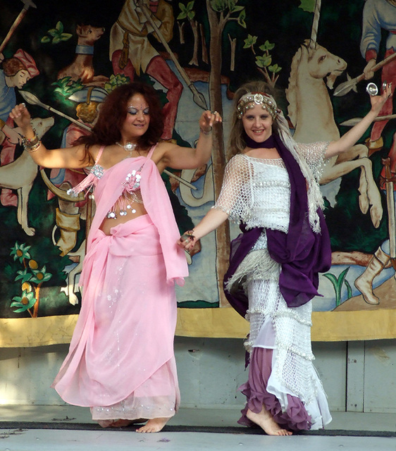 Belly Dancing at the Fort Tryon Park Medieval Festival, Sept. 2007