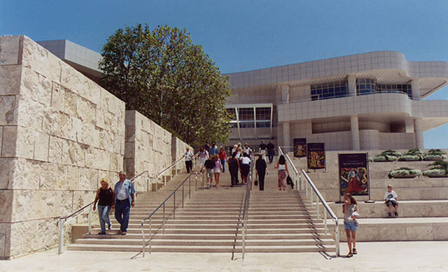 Stairs Leading to the Getty Center, July 2003