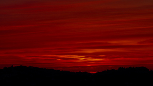 BELFORT: 10 mai 2011: Levé du du soleil.