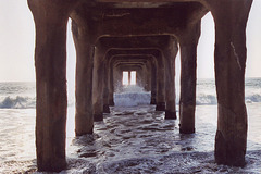 Under the Pier in Manhattan Beach, Oct. 2005