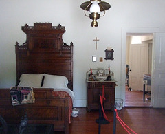 Interior View Through the Windows of Casa Adobe de San Rafael in Glendale, July 2008