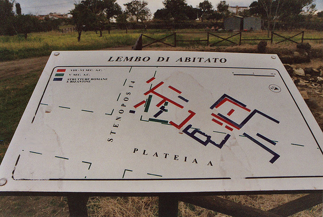 Site Plan in Naxos, March 2005